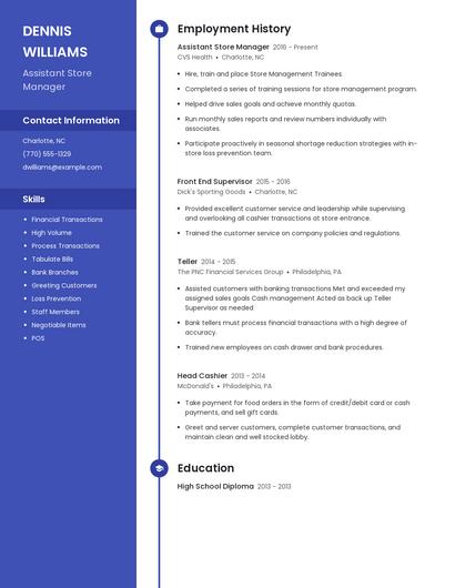 Resume example 4