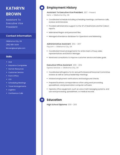 Resume example 5
