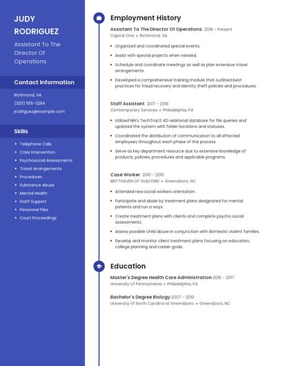 Resume example 4