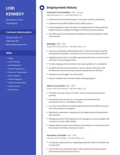 Resume example 4