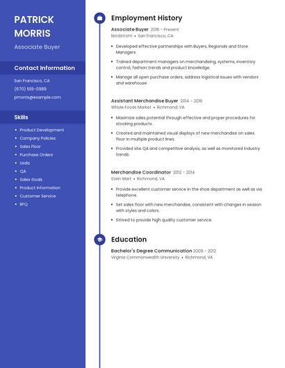 Resume example 4