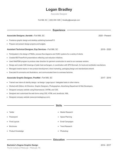 Resume example 1