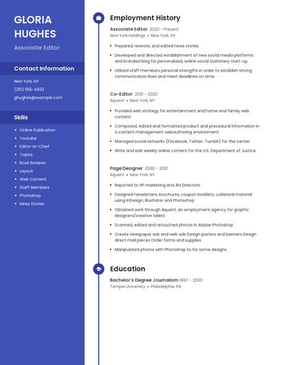 Resume example 5