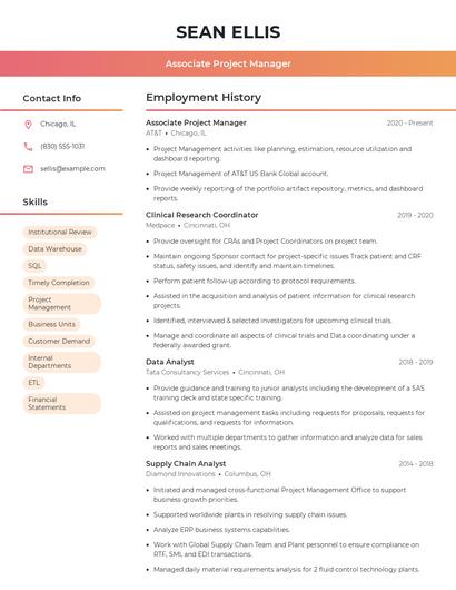 Resume example 3
