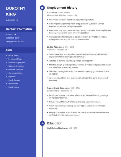 Associate Resume