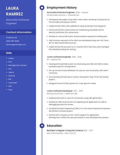 Resume example 5