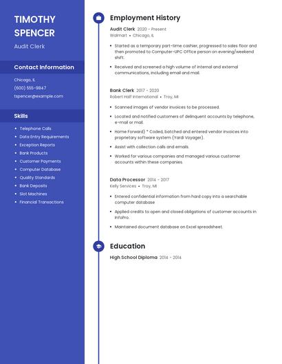 Resume example 4