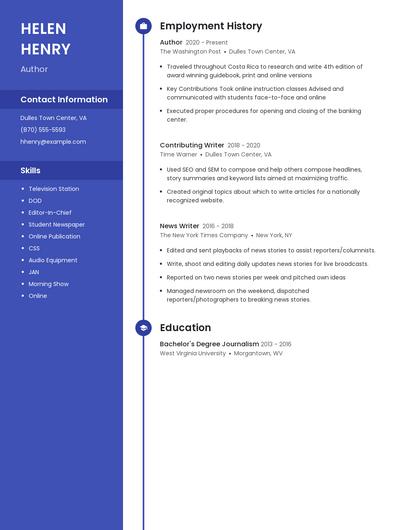 Resume example 5