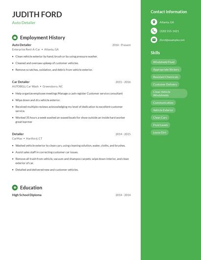 Resume example 5