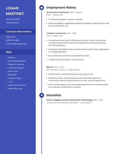 Resume example 5