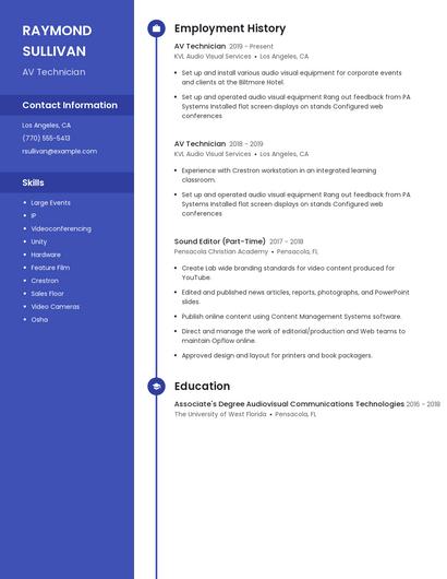 Resume example 4