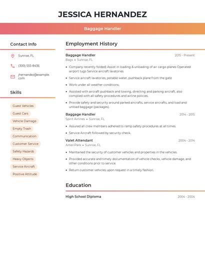 Resume example 3