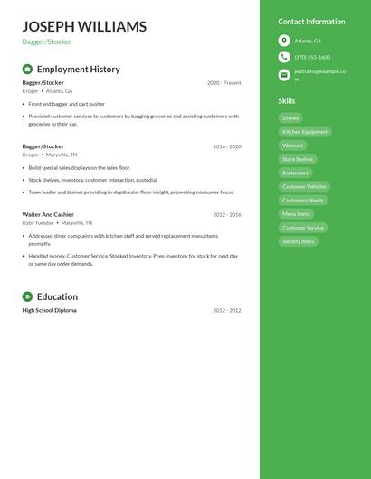 Resume example 4