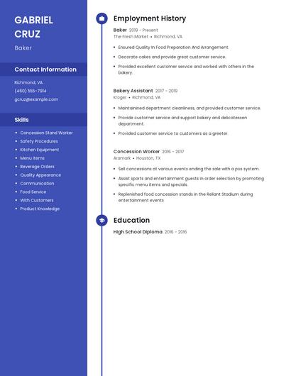 Resume example 5