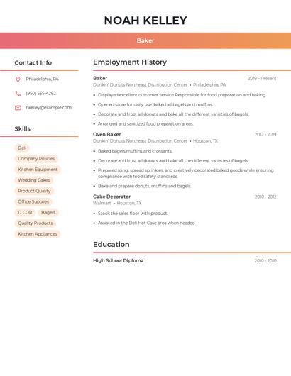 Resume example 3