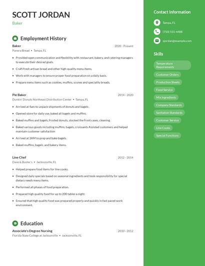 Resume example 4