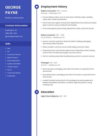 Resume example 4