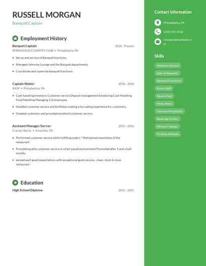 Resume example 4
