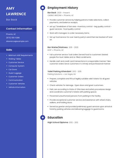 Resume example 4