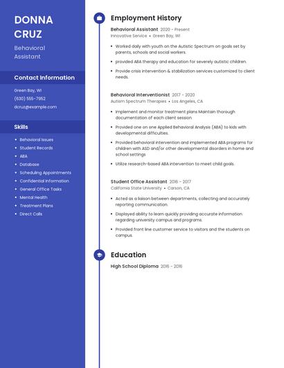 Resume example 5