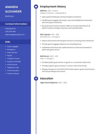 Resume example 5