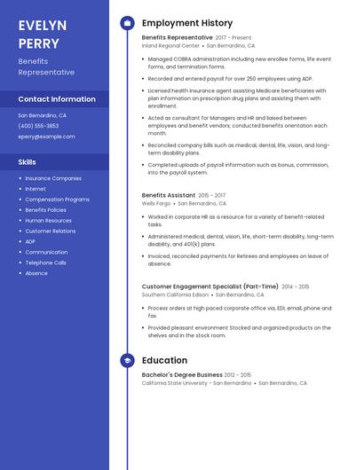 Resume example 5