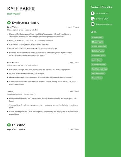 Best Worker Resume