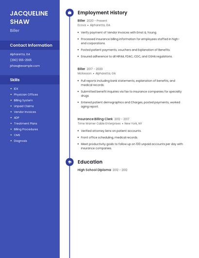 Resume example 5