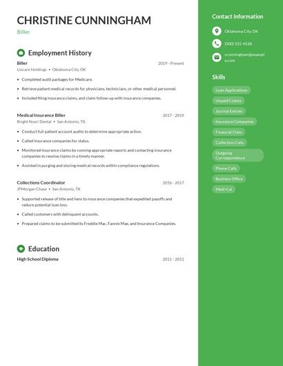 Resume example 4