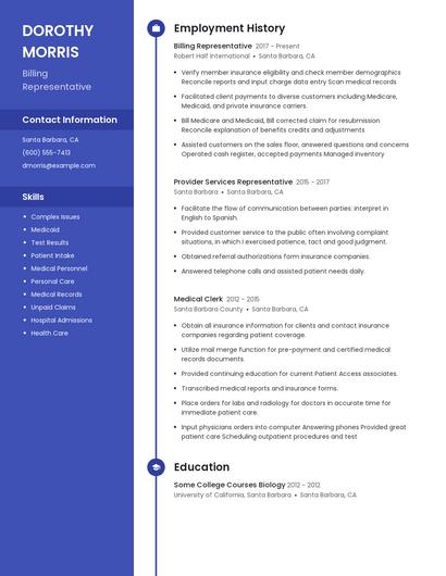 Resume example 4
