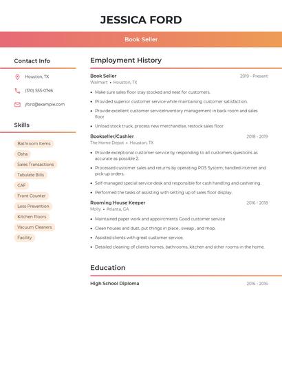 Resume example 3