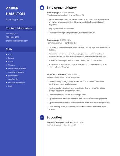 Resume example 4