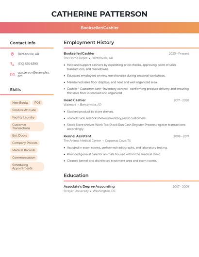 Resume example 3