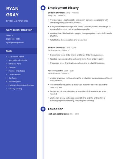 Resume example 5