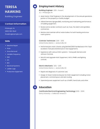 Resume example 4