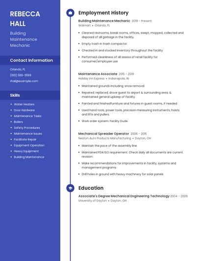 Resume example 4