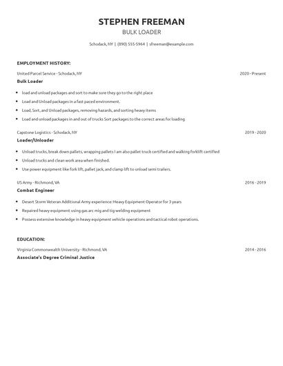 Bulk Loader Resume