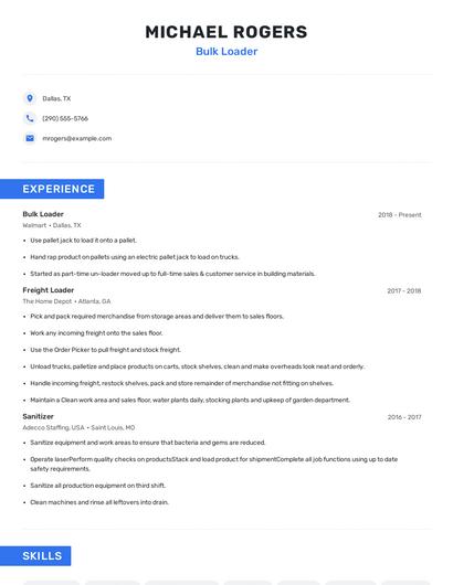 Bulk Loader Resume