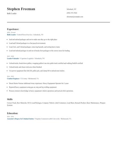 Bulk Loader Resume