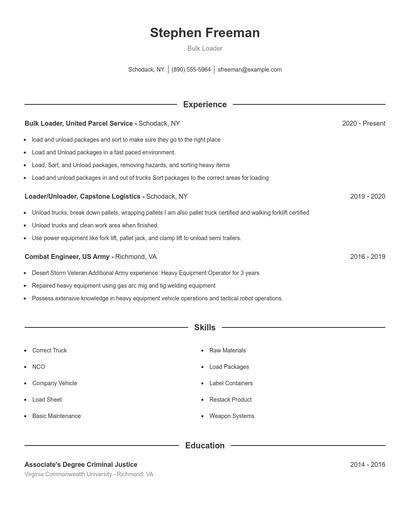 Bulk Loader Resume