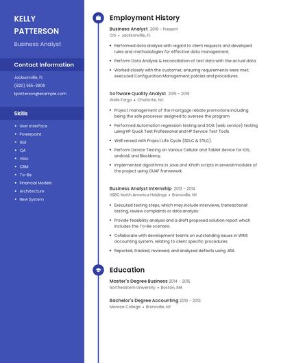 Resume example 4