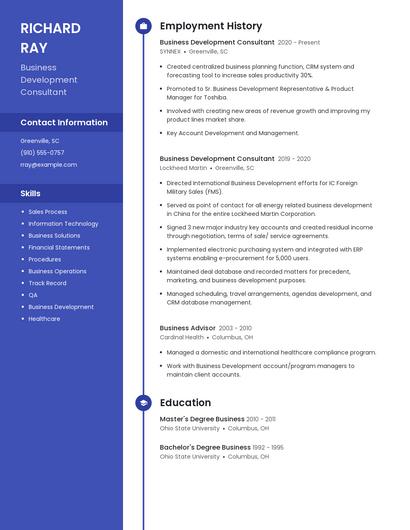 Resume example 4
