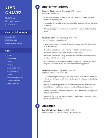 Resume example 5