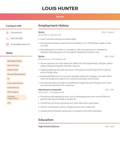 Resume example 3