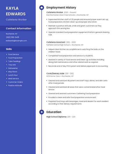 Resume example 5
