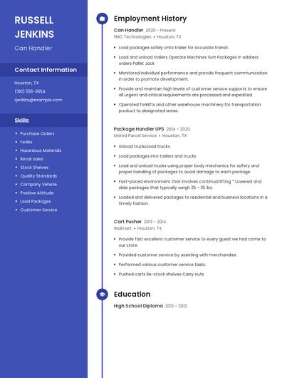 Resume example 5