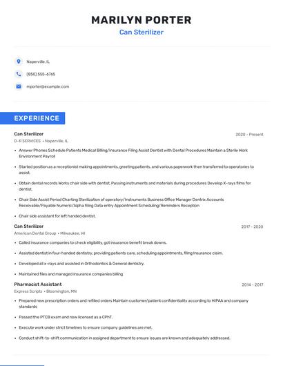 Can Sterilizer Resume