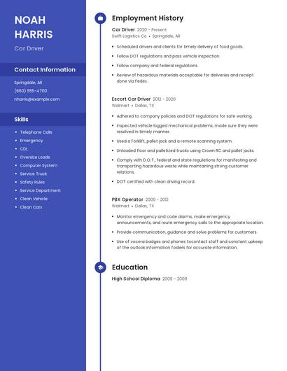 Resume example 5