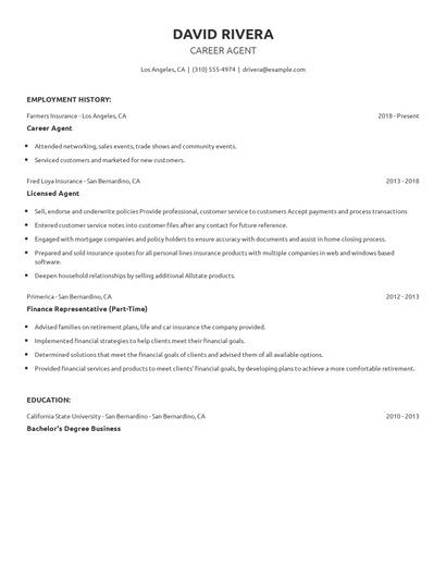 Career Agent Resume