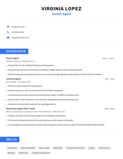 Career Agent Resume